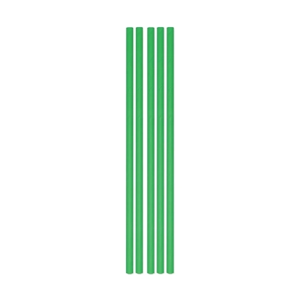Cannucce Verde Ecolor in carta 20x0,5cm, 50pz.