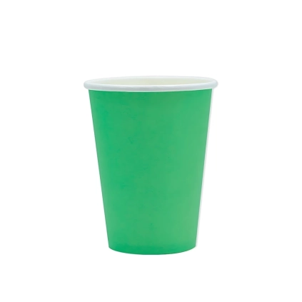 Bicchieri Verdi Ecolor 200cc in carta, 25pz.