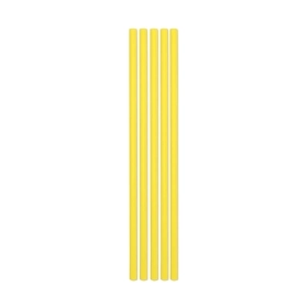 Cannucce giallo Ecolor in carta 20x0,5cm, 50pz.