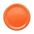 Piatti Arancione Ecolor in carta 24cm, 25pz.