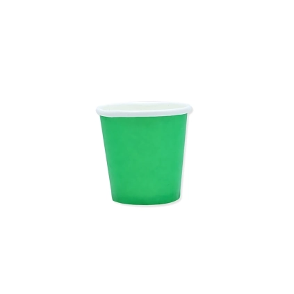 Bicchierini Verdi Ecolor in carta 80cc, 25pz.