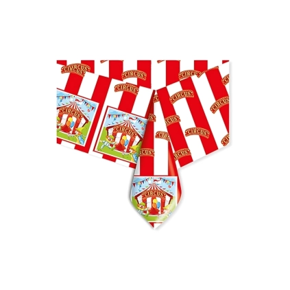 Tovaglia Circus Party in plastica 2,7x1,4m, 1pz.