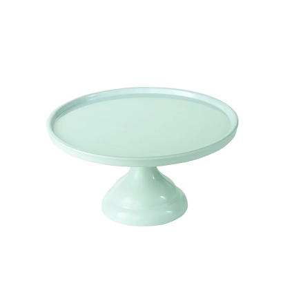 Alzata per dolci, frutta, finger food Azzurro in melamina diam. 23cm h 12cm, 1pz.