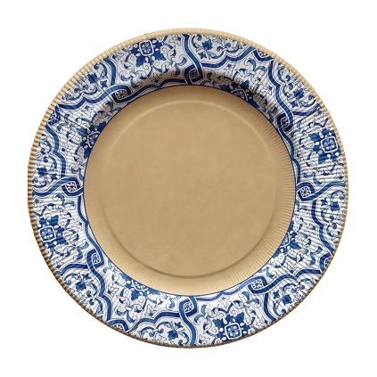 Piatti grandi New Arabesque con bordo pieghettato 27cm, 8pz.