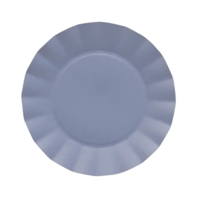 Piatti Carta da Zucchero grandi in cartoncino compostabile Bruno 24,5cm, 20pz.
