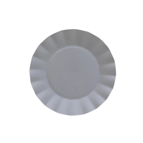 Piatti Grigio piccoli in cartoncino compostabile Bruno 21cm, 20pz.