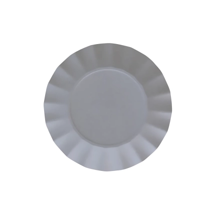Piatti Grigio piccoli in cartoncino compostabile Bruno 21cm, 20pz.