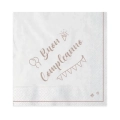 Tovaglioli Buon Compleanno Kraft 33x33cm, 20pz.