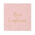 Tovaglioli Buon Compleanno Rose 33x33cm, 20pz.