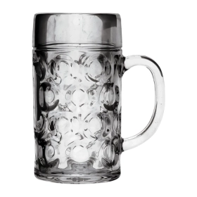 Boccale Boccale Birra trasparente 1litro, 1pz.