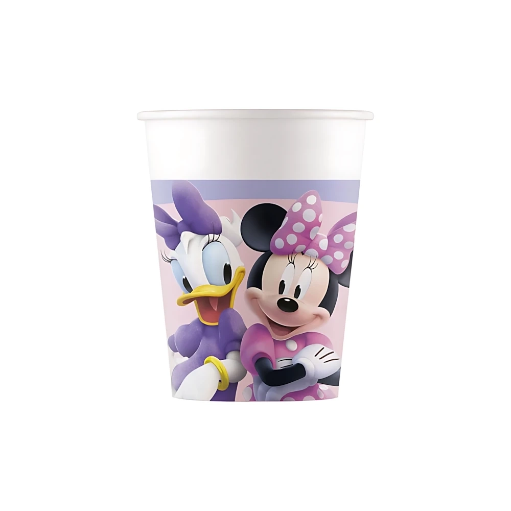 Bicchieri Minnie Junior Next Generation 200ml in carta, 8pz.