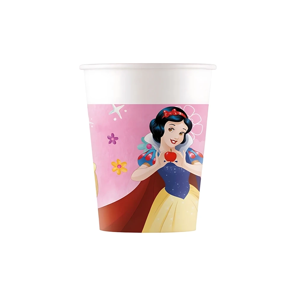 Bicchieri Principesse Live Your Story Next Generation 200ml in carta, 8pz.