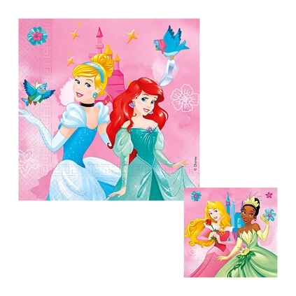 Tovaglioli Principesse Live Your Story Next Generation, 20pz.