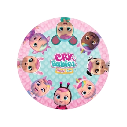 Piatti Cry Babies grandi 23cm Plastic Free, 8pz.
