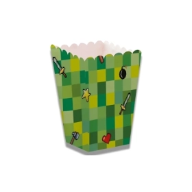 Scatole TNT Party per Popcorn 12x8cm, 12pz.
