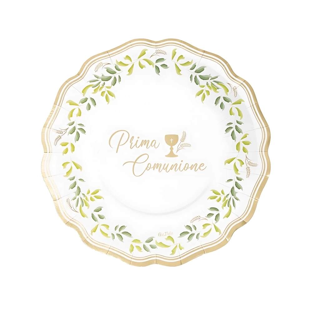 Piatti Prima Comunione New Liberty 27cm, 8pz.