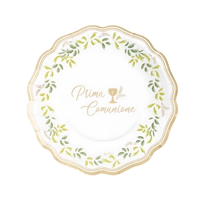 Piatti Prima Comunione New Liberty 27cm, 8pz.