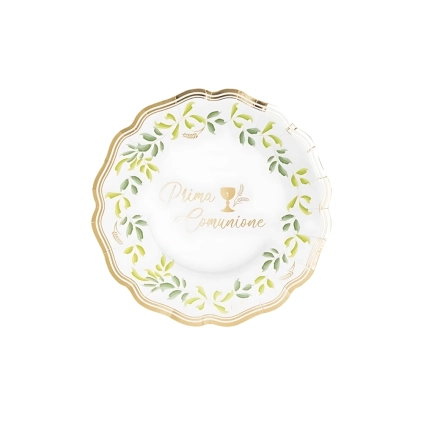 Piatti Prima Comunione New Liberty 21cm, 8pz.