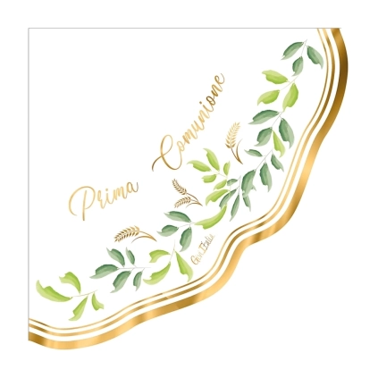 Tovaglioli Prima Comunione New Liberty 33x33 cm, 16pz.