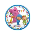 Piatti Pocoyo grandi 23cm Plastic Free, 8pz.