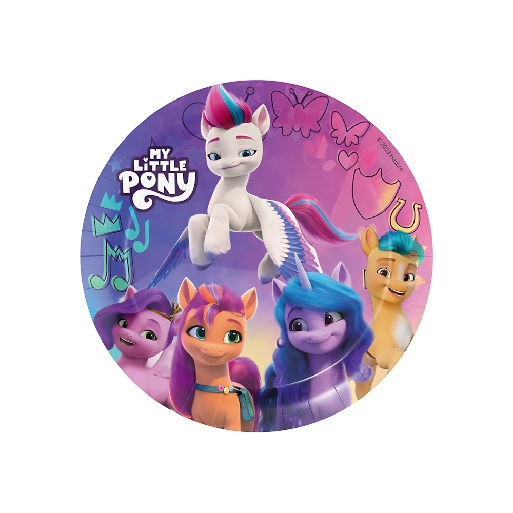 Piatti My Little Pony in cartoncino 23cm, 8pz.