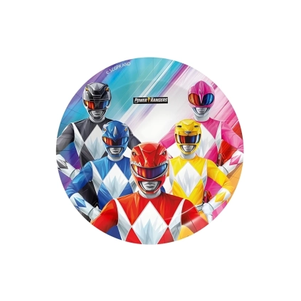 Piatti Power Rangers 18cm, 8pz.