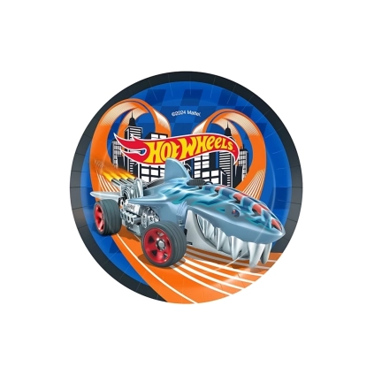 Piatti Hot Wheels 18cm, 8pz.