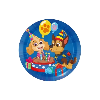 Piatti Paw Patrol 18cm, 8pz.