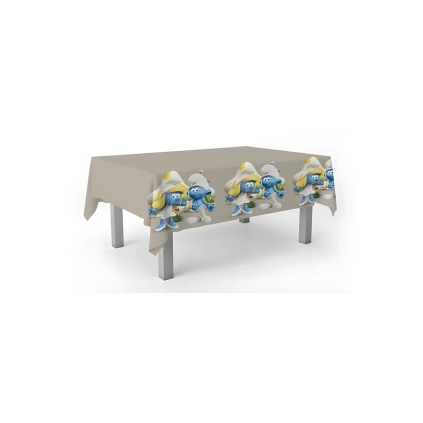 Tovaglia I Puffi in Plastica 1,8x1,2m, 1pz.