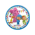 Piatti Pocoyo in cartoncino 23cm, 8pz.