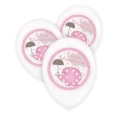 Palloncini 12" (30cm) bianco con stampa multicolor E' una Femminuccia su 2 lati, 50pz.