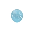 Palloncini 5" (12cm) celeste 46 con stampa bianca globo E' Nato, 100pz.