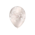 Palloncini 13" (33cm) perla 60 con stampa bianca globo Prima Comunione, 100pz.