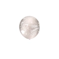 Palloncini 5" (12cm) perla 60 con stampa bianca globo Prima Comunione, 100pz.