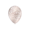Palloncini 12" (30cm) perla 60 con stampa bianca globo Cresima, 100pz.