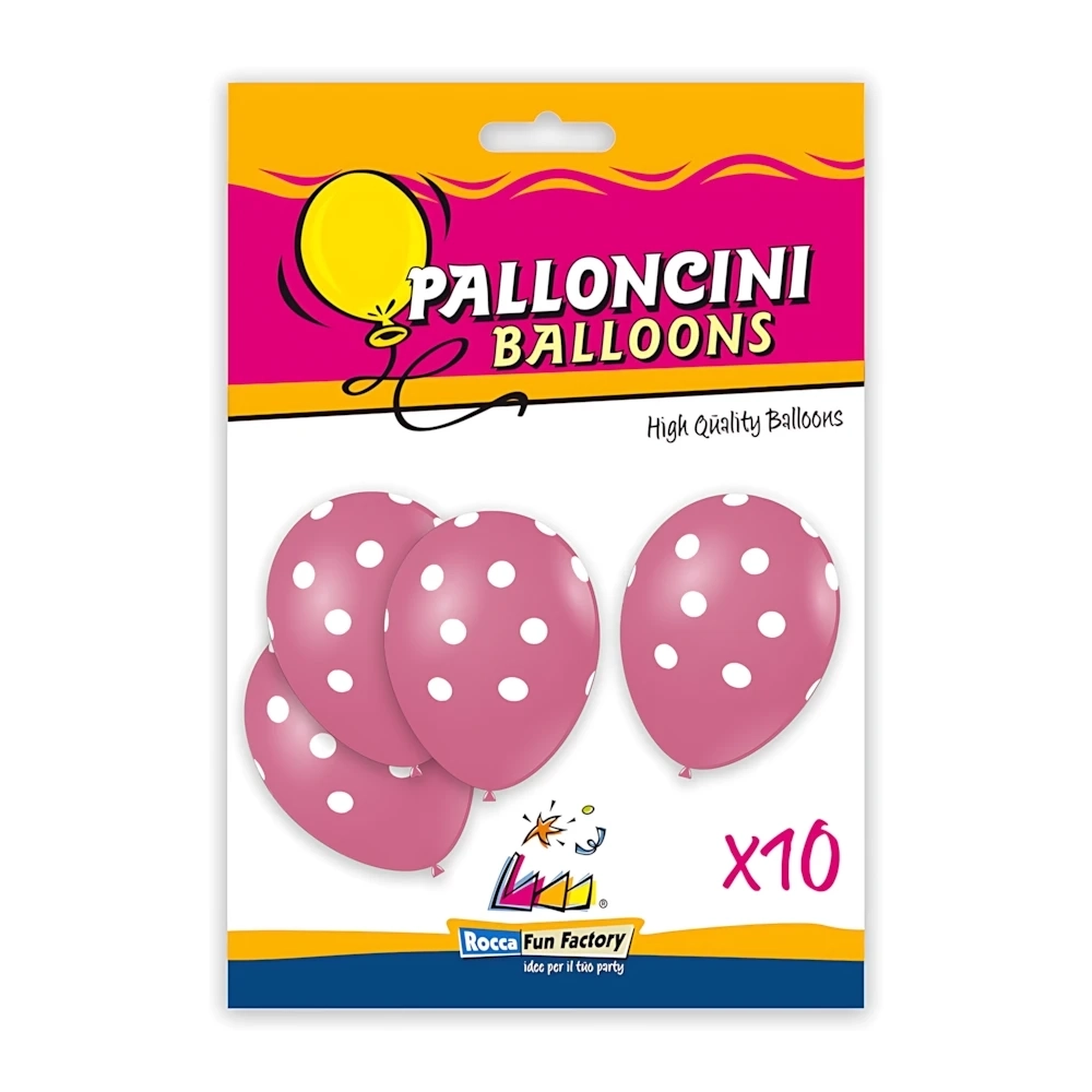 Palloncini 12" (30cm) rosa 26 con stampa , 12pz.