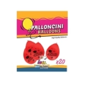 Palloncini 10" (26cm) rosso 31 con stampa nera La mia Laurea su 2 lati, 20pz.