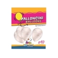 Palloncini 12" (30cm) perla 60 con stampa bianca W Gli Sposi, 10pz.