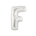 Palloncini Lettera F Argento mini shape 14" (35cm) in mylar, 5pz.