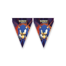 Festone bandierine Sonic Prime, 1pz.