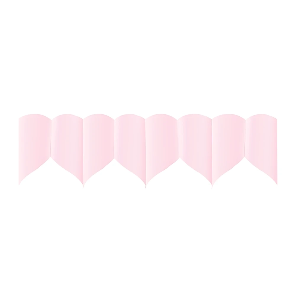 Festone bandierine Cuori Rosa, 1pz.