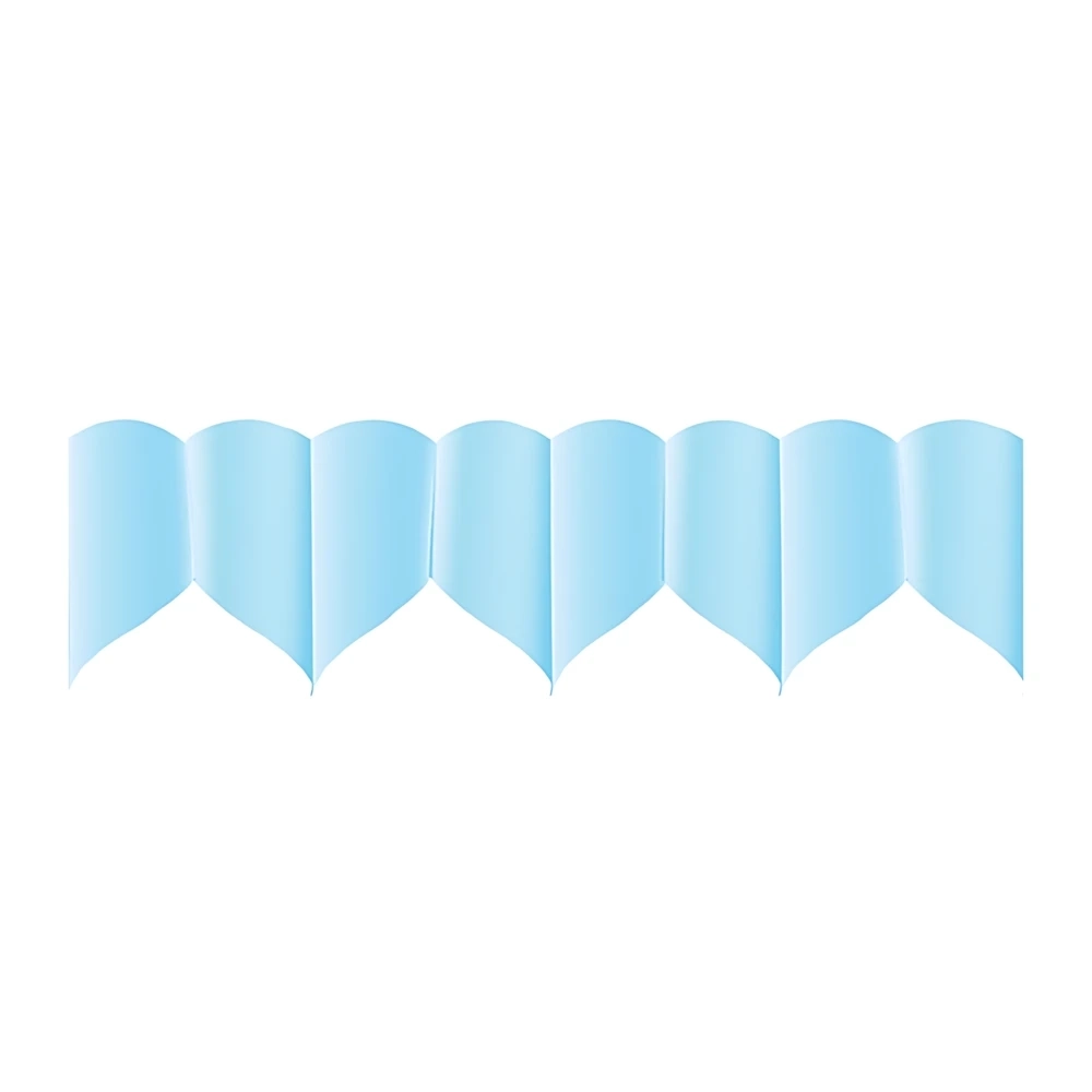 Festone bandierine Cuori Azzurri, 1pz.