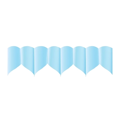 Festone bandierine Cuori Azzurri, 1pz.