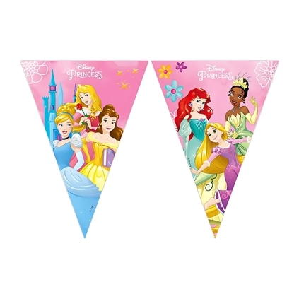 Festone bandierine Principesse Live Your Story Next Generation, 1pz.