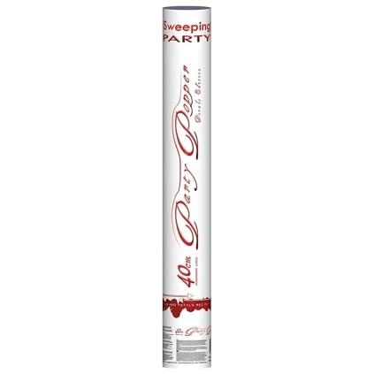 Tubo spara petali tessuto rosso 40cm, 1pz.