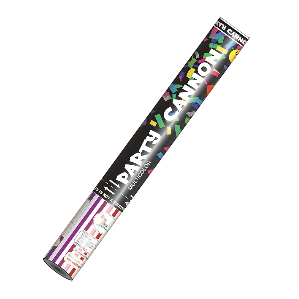 Tubo Sparacoriandoli multicolor 40cm, 1pz.