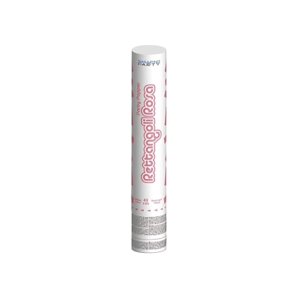 Tubo Sparacoriandoli rosa 40cm, 1pz.