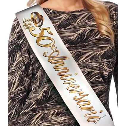 Fascia 50° Anniversario , 1pz.