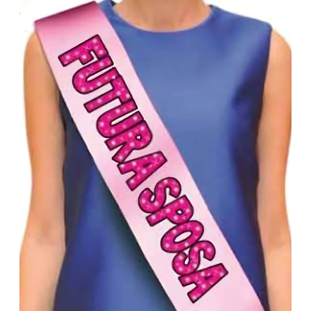 Fascia futura sposa rosa per Addio al Nubilato , 1pz.