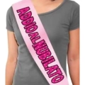 Fascia Addio al Nubilato rosa futura sposa , 1pz.